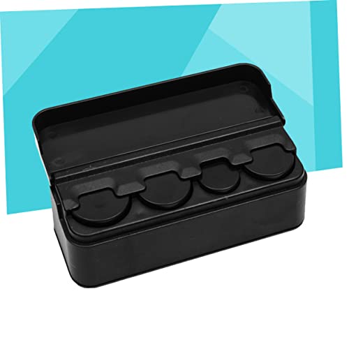 Caja de almacenamiento para monedas de plástico, 2 piezas miniatura 7