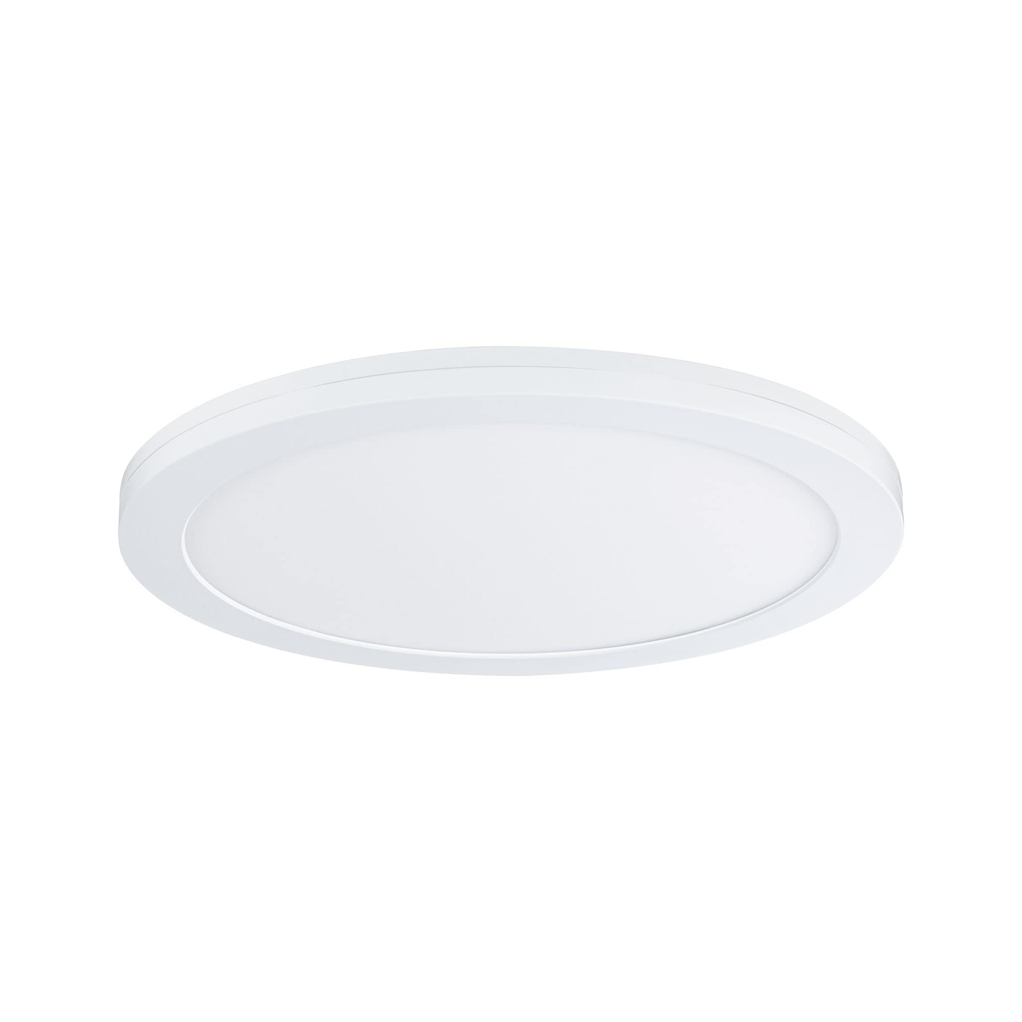 Paulmann 95390 Panel LED empotrable 2en1 Cover-it 330mm redondo incl. 1x22 W luz diurna blanco mate panel de luz plástico 4000 K