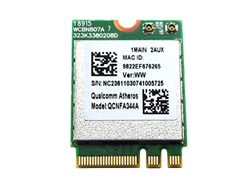 QUALCOMM ATHEROS QCNFA344A NGFF M.2 WLAN Bluetooth 4.1 WiFi Card NC.23611.030 QUALCOMM ATHEROS QCNFA344A NGFF M.2 WLAN Bluetooth 4.1 WiFi Card NC.23611.030