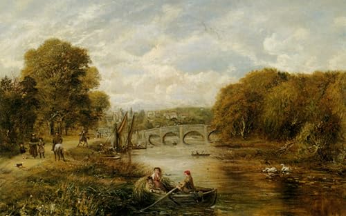 Peinture murale Bergers et troupeau créez un salon chaleureux avec cette toile