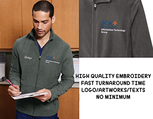 INK STITCH Men F151 Custom Embroidery Design Your Own Logo Texts Accord Microfleece Jackets3