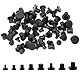 80 Stück Gummistopfen Set, Lochstopfen für Rohre, Silikon Blindstopfen, Passend für Rohrtüllen und Flaschenverschluss Gummi Stopfen 4mm/5.5mm/6mm/6.5mm/7.5mm/8mm/8.5mm/9.5mm
