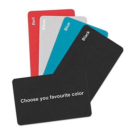 Dreambell Anodized Aluminum Black I Love You Words to Tell Personalized Text Custom Engrave Metal Wallet Mini Love Insert Gift Note Card3