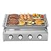 Barbecue a Gas, con Griglia in Acciaio Inossidabile Regolabile, 4 Bruciatori...