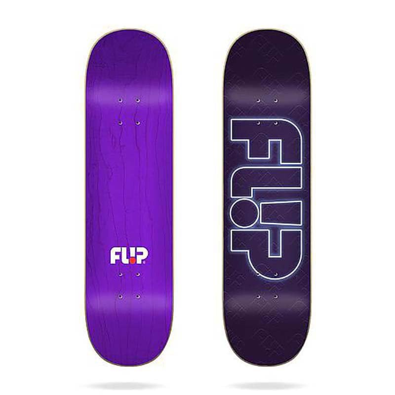 Jart Odyssey Neon Purple 8.0'x31.85' Flip Deck Skateboard,...