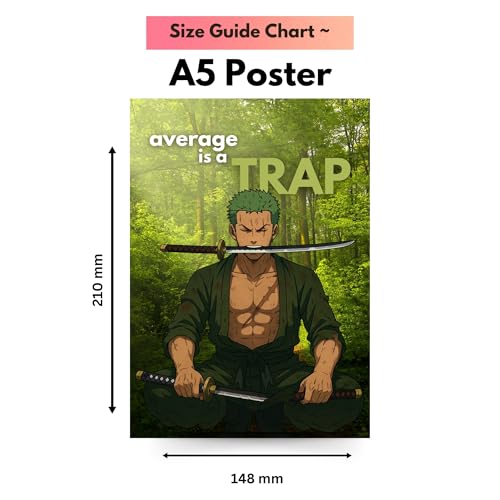 Image of Yellow Town India SHONEN SCHOLAR Anime Vision Board | 15 A5 Posters with Hard Hitting Academic Motivation Quotes | 300 GSM | Free Wall-Friendly Adhesive | Study Room Decor for Boys