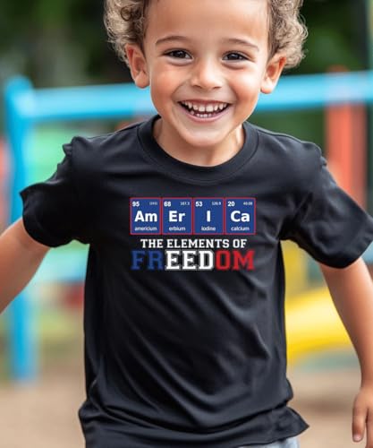 4th of July Toddler Baby Boys Girls T-Shirt Kids Funny Letters Print Patriotic Cotton Independence Day Top2