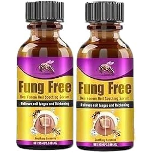 Fung Free Nail Serum - Skin Calming Formula - Pack of 2
