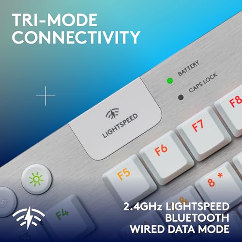 Logitech G915 X Lightspeed TKL Wireless Gaming Keyboard (Tactile) - White - image 5