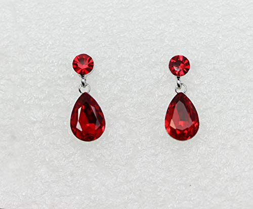 Image of Faship Gorgeous Rhinestone Crystal Floral Necklace Earrings Set