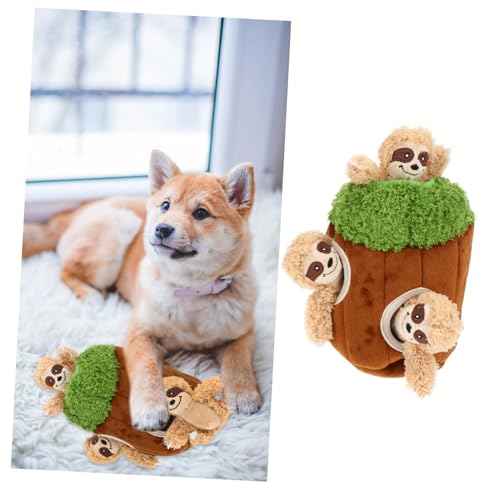 Jouets peluche pour chien interactifs avec cache-cache intégré - 4