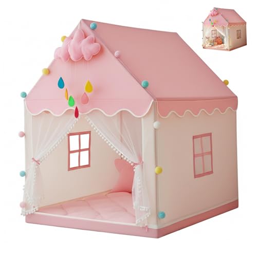 Tienda de campaña para niños pequeños: casa de juegos y castillo de princesa para interiores
