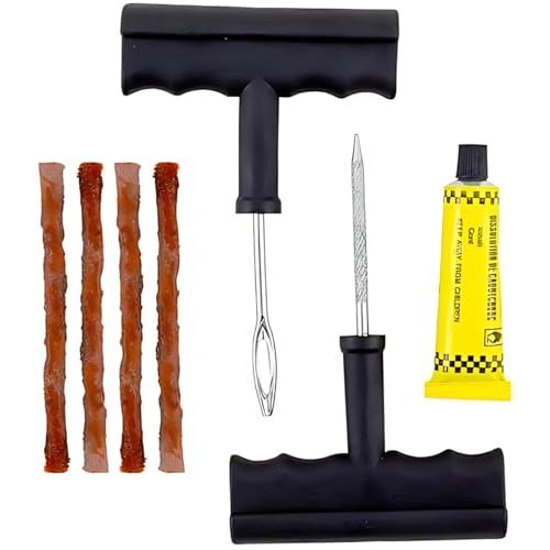 Kit de Reparação de Pneus Profissional com Cola e Patches