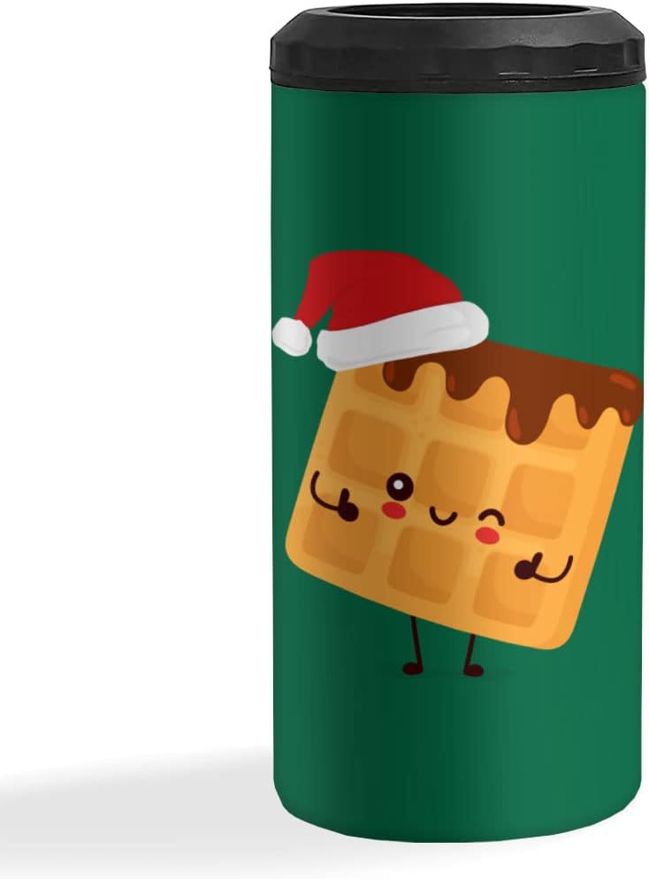 Christmas Design Insulated Slim Can Cooler - Cute Can Cooler - Graphic Insulated Slim Can Cooler
