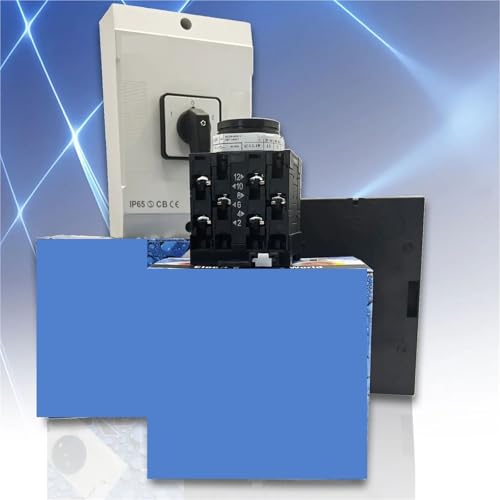 Commutateur de came triphasé inverseur de source industriel IP65 4P - 5