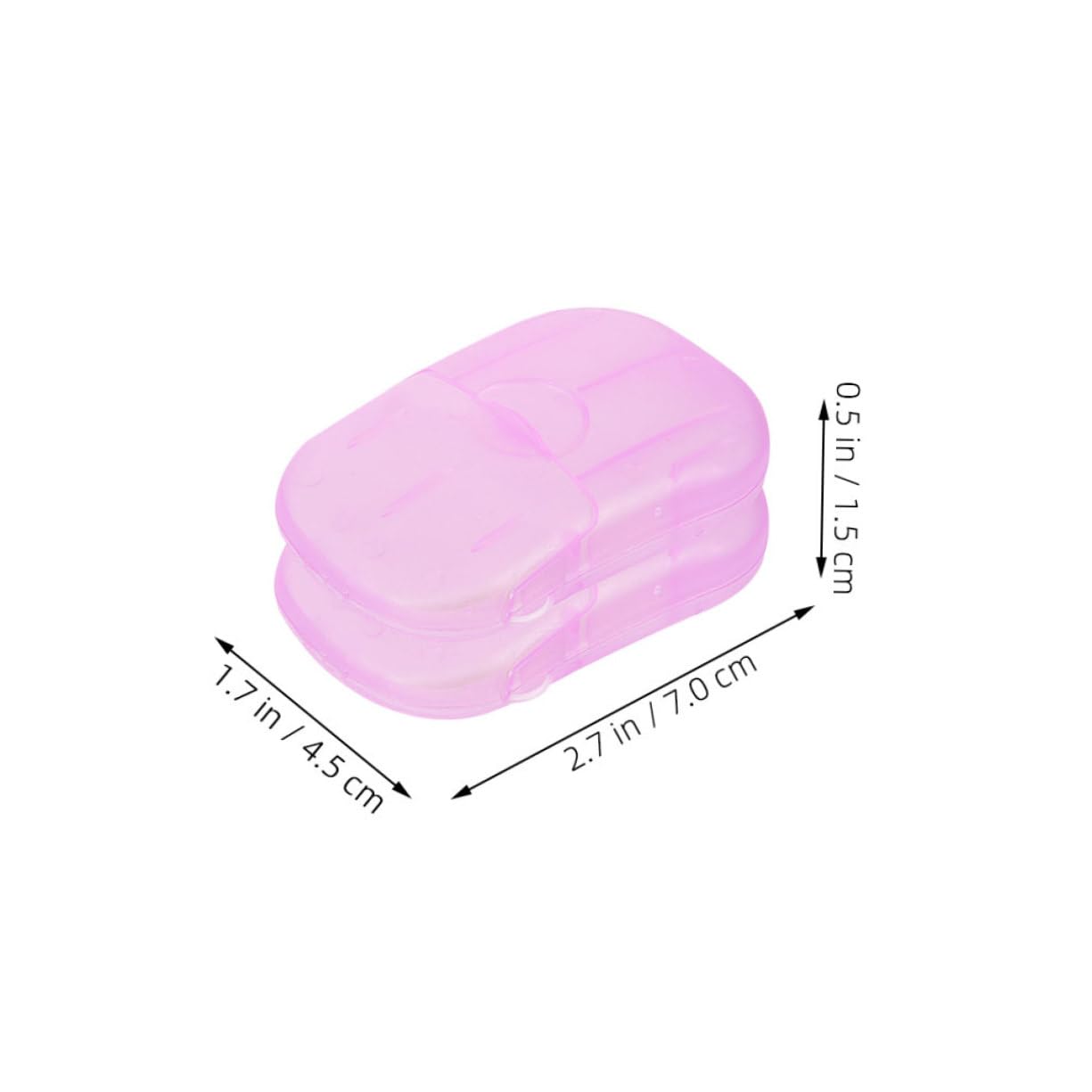 VICASKY 15 Boxes Travel Soap Sheets Portable Hand Wash Soap Slices for Outdoor Camping and Business Trips Safe for All Skin Types Compact Travel Toiletries