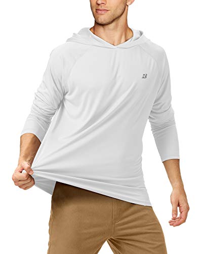 Image of Roadbox Mens Fishing Sun Hoodie, Long Sleeve UPF 50+ UV Protection Shirts