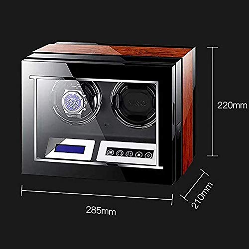 Cargador de relojes automáticos con pantalla LCD táctil, doce modos de giro y control remoto 6
