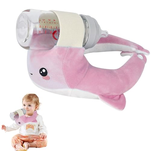 Baby Bottle Holder, Adjustable Nursing Support Pillow for Reflux, Bottle Feeding Pillow,...