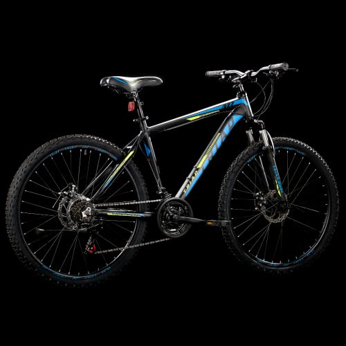 Image of TRIAD Unisex-Adult M1 26t 26 Inches Mountain Bike 18 Inch 21 Speed Fully Fitted Mountain Bicycle (Matt Black, Ideal For:15+ years)