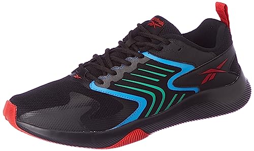 REEBOK Men Synthetic/Textile Ree-Invent M Running Shoes Black/Court Green/Vector RED/HORIZ UK-11 (B0B5HJRG74) Amazon Price History, Amazon Price Tracker