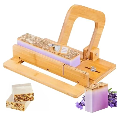 Table de découpe réglable avec fil acier pour trancher savon et bougie - 2
