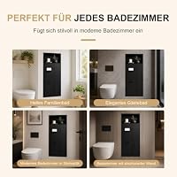 Unterputz Toilettenpapierhalter Unterputz WC Modul – Ansicht 8