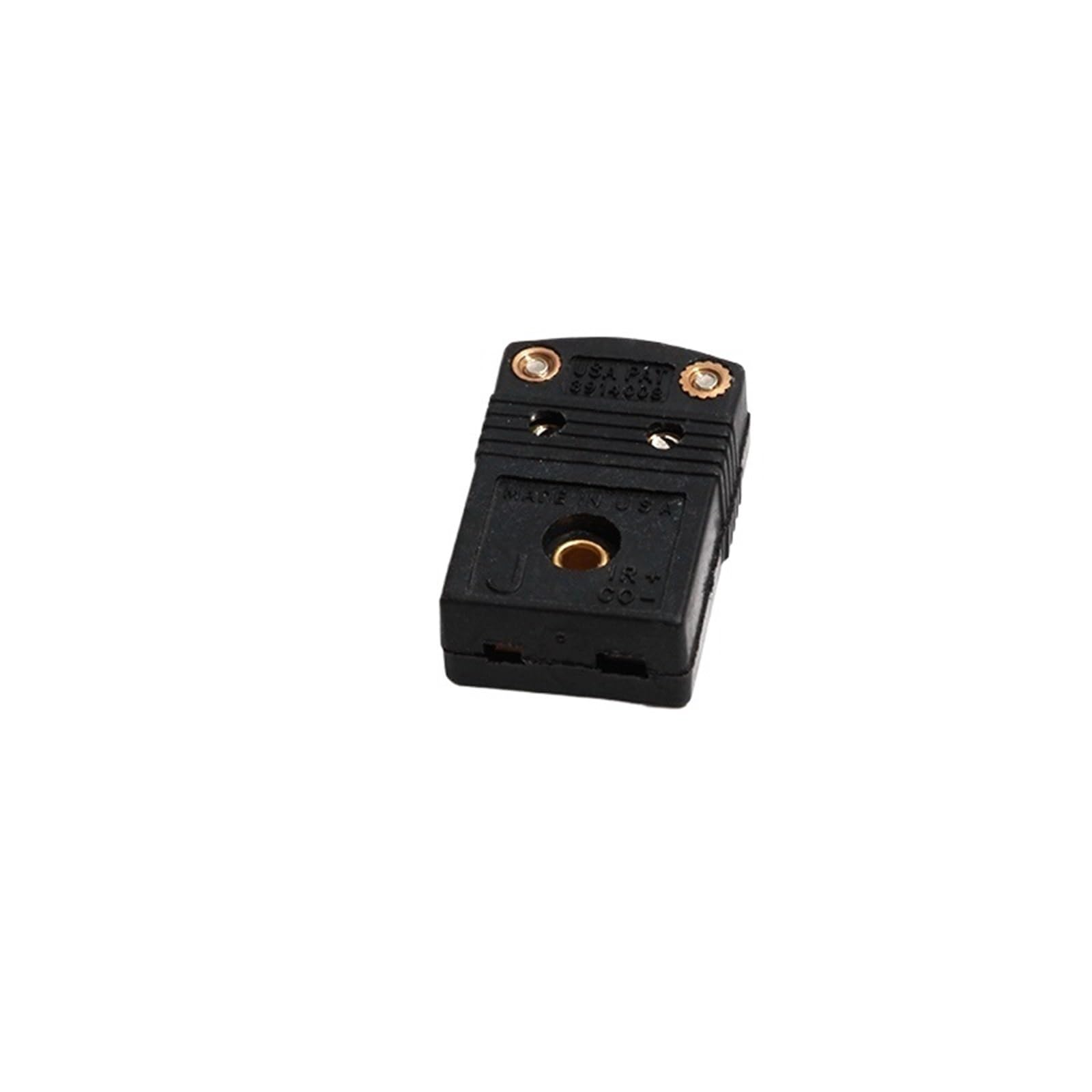 2 teile/paket Schwarz Farbe Männlich/Weibliche Anschlüsse Thermoelement Temperatur J Typ Sensoren Miniatur Buchse & Panel Mount(16)