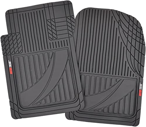 Motor Trend Flextough Advanced Performance Car Floor Mats & Cargo Liner - 4Pc Hd Rubber Floor Mats & Trunk Mat For Car Suv Van Auto #TOP4