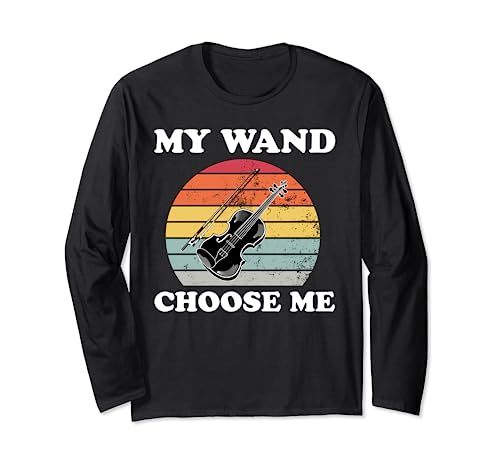 My Wand Choose Me Violinist Violinist Violin Player Girls Women Gift Manga Larga