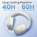 HAYLOU S35 Noise Cancelling Bluetooth Headphones, LDAC Hi-Res Audio, Bluetooth 5.2 Multipoint Connect, 40H ANC Playtime, Clear Call,Wireless Over Ear Headphones