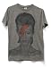 Impact Men's David Bowie Lightning Aladdin Sane T-Shirt, Athletic Grey, X-Large