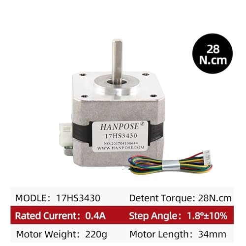 Moteur pas à pas 17HS3430 pour résoudre les pertes de pas en impression 3D - 3