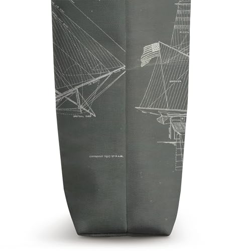 Ship Plans of the USS Constitution (1927) Tote Bag miniatura 3
