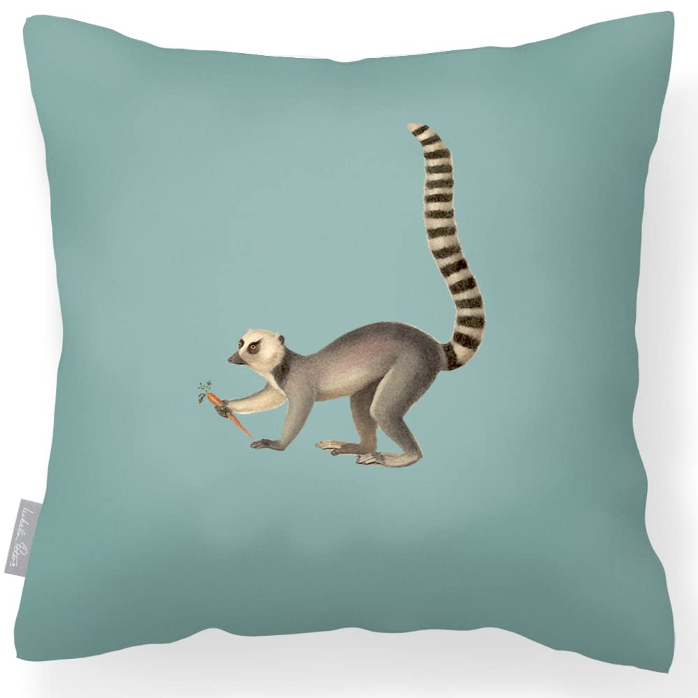 Izabela Peters Blue Surf Outdoor Cushions Waterproof, 43 Cm, Filled Outdoor Cushion, Lemur - Garden Furniture Cushions, Outdoor Seat Cushions, Garden Chair Cushions