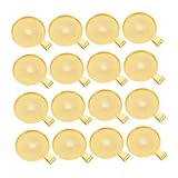 Beatifufu 20 piezas Bases Redondas Doradas para Colgantes y Pulseras Bandejas Biseladas Planas para Fabricación de Joyas DIY con Cabujones Accesorios Versátiles para Manualidades