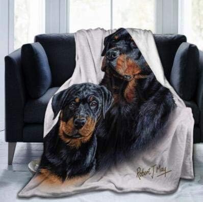 rottweiler throw blanket
