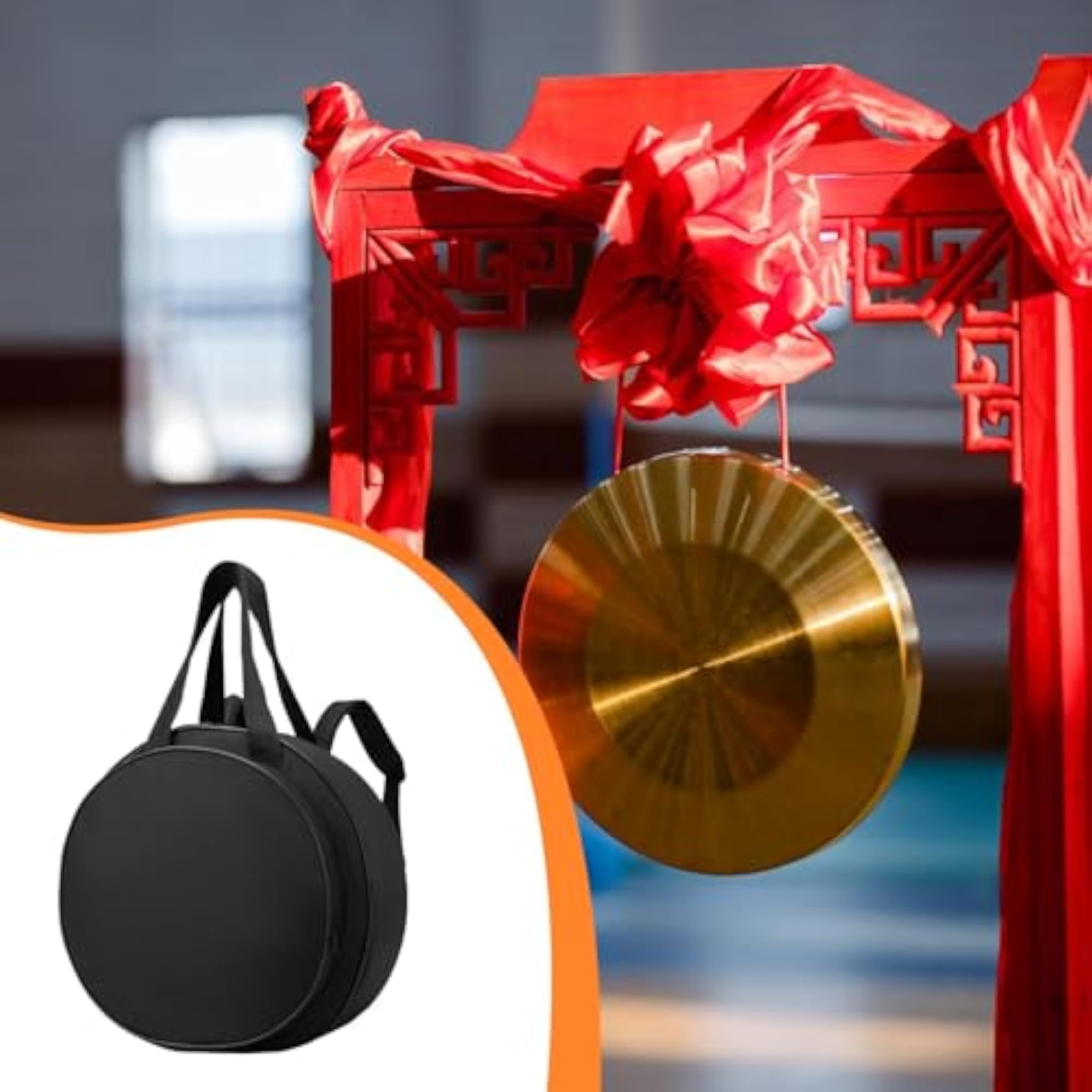 Gong Bag Shockproof Portable Accessories Backpack