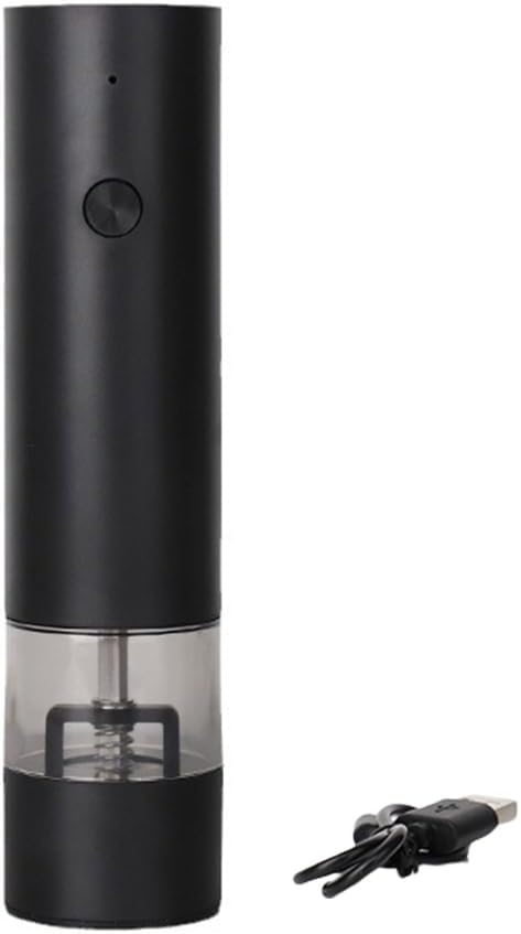 USB Rechargeable Salt Grinder Peppers Electric Mill USB Rechargeable Spices Mill