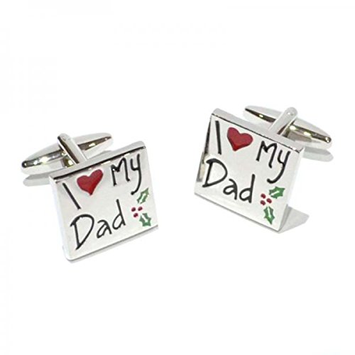 Mancuernillas para Hombre I Love My Dad miniatura 1
