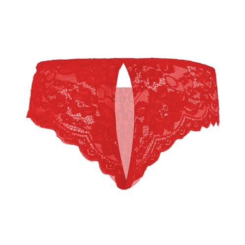 Image of MYZA Men's Lycra Lace Half Coverage Lace Brief Underwear