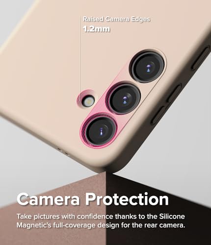 Étui silicone magnétique Ringke avec microfibre douce Galaxy S24 - 5