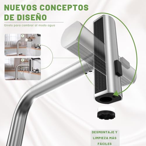 El mejor review de Grifería Acero Inoxidable Cocina - los más vendidos. 27 Imagen adicional