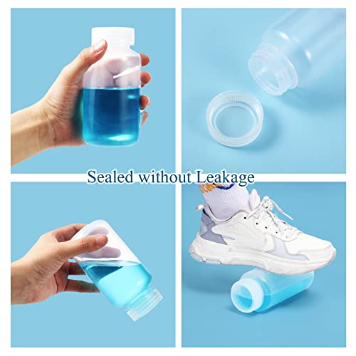 Tatuo DK-TATUO-79273 24 Pcs United Scientific 250Ml Plastic Bottles Sample Bottle Wide Mouth Reagent Bottle 8.4Oz Lab Reagent Bottle thumb #2