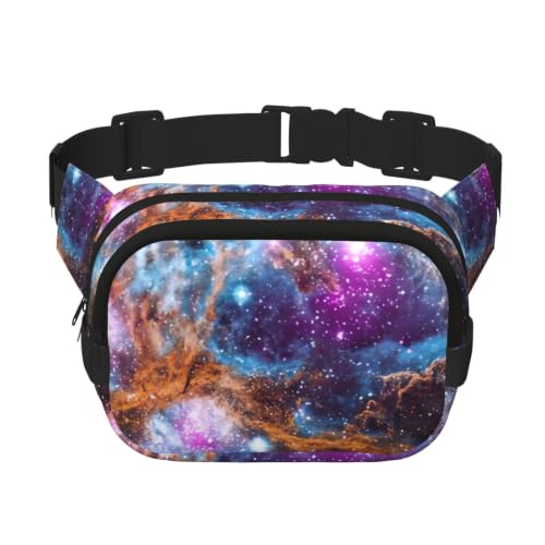 Sac banane espace galaxie double couche pour le sport, le camping et vos voyages d'aventure