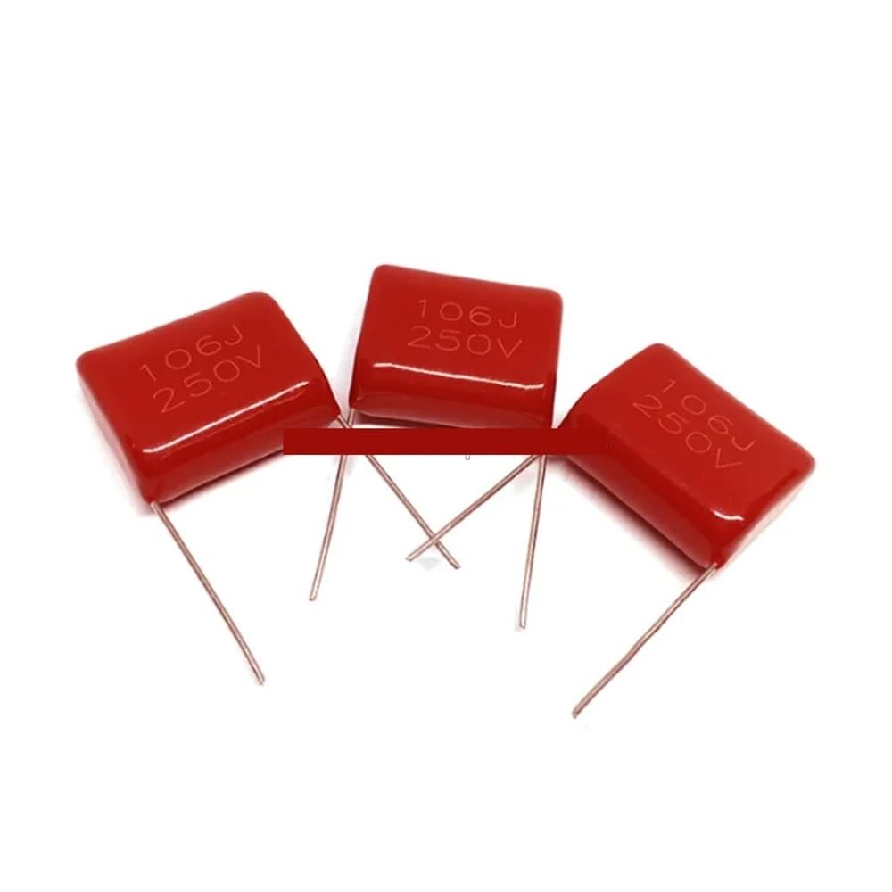 100PCS CBB21/22 Capacitor 250V 103J 104J 105J 106J 125J 155J 205J 224J 225J 334J 335J 474J 475J 564J 684J 685J 824J 825J IINKUEYK(250V105J P20)