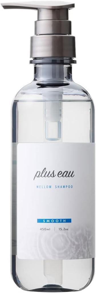 plus eau プリュスオー シャンプー メロウ ホワイトフローラル&ペアーの香り シルク美容液成分配合 シリコンフリー ポンプ 単品 450ml商品画像