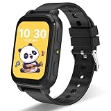 Montre Connectée Enfant, 1,83" HD Montre Intelligente Enfants Fitness Tracker Garçon Fille 18 Jeux Podomètre Réveil Étanche IP68 Surveillance du Sommeil Étanche Cadeaux de Noël et d'anniversair