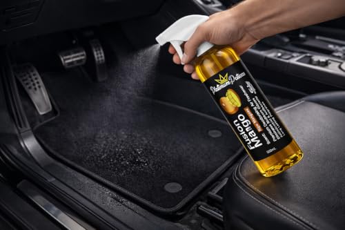 Image of Water-Based Car Air Freshener Spray | Luxury Automotive Deodorizer | Mold-Resistant Formula | Eliminates Odors and Refreshes Vehicle Interior | 17 fl oz | Fusion Mango
