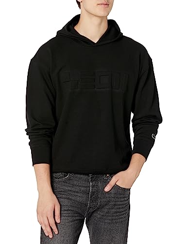 Lacoste Men's Loose Fit Crocodile Hoodie